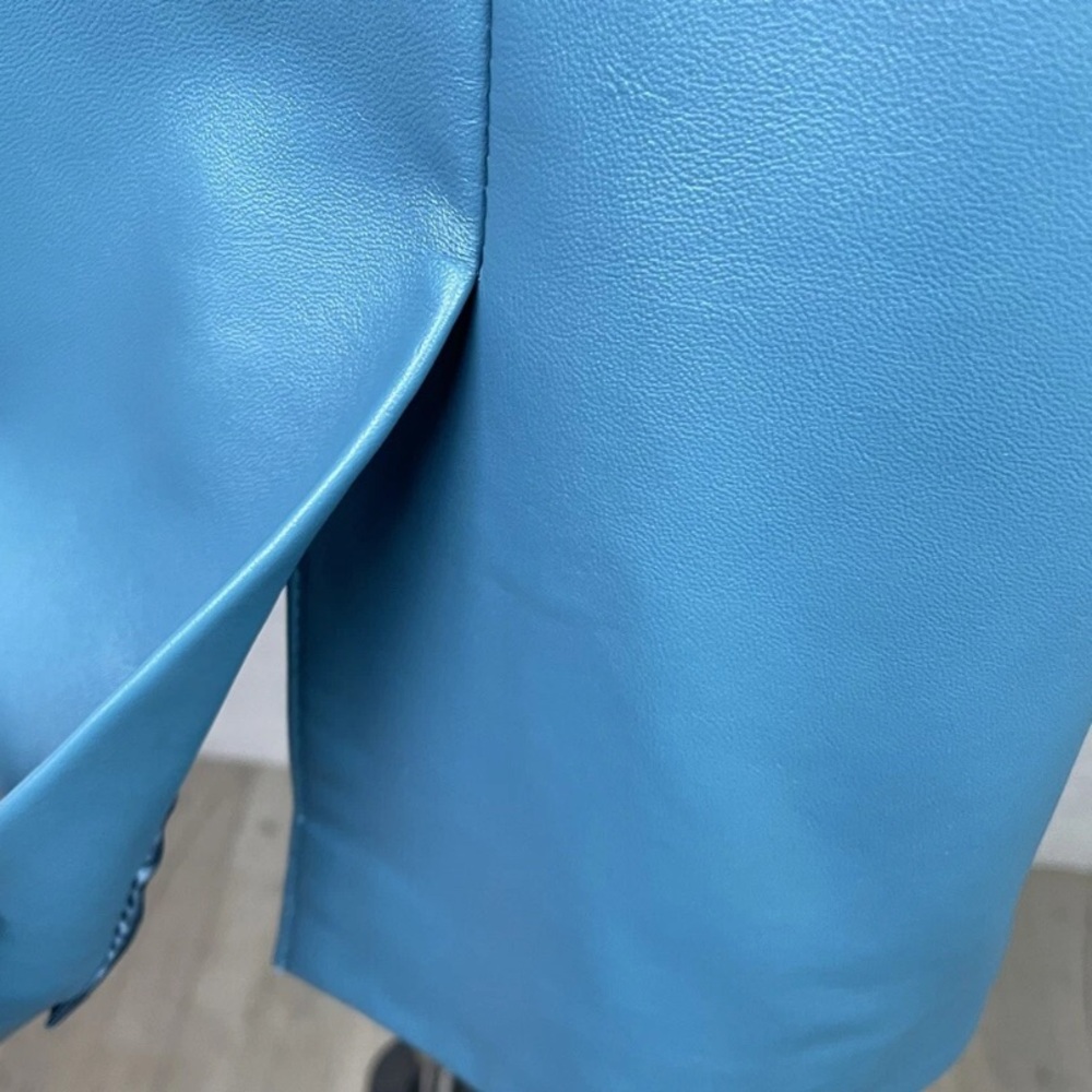 Pendleton Leather Vintage Blazer/Jacket Teal L/Xl - image 8